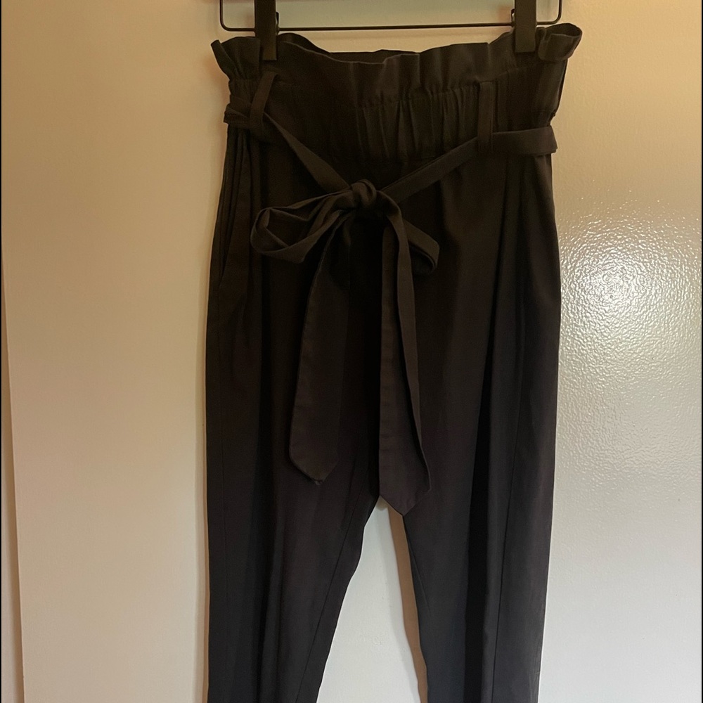 Crosby paper bag black pants